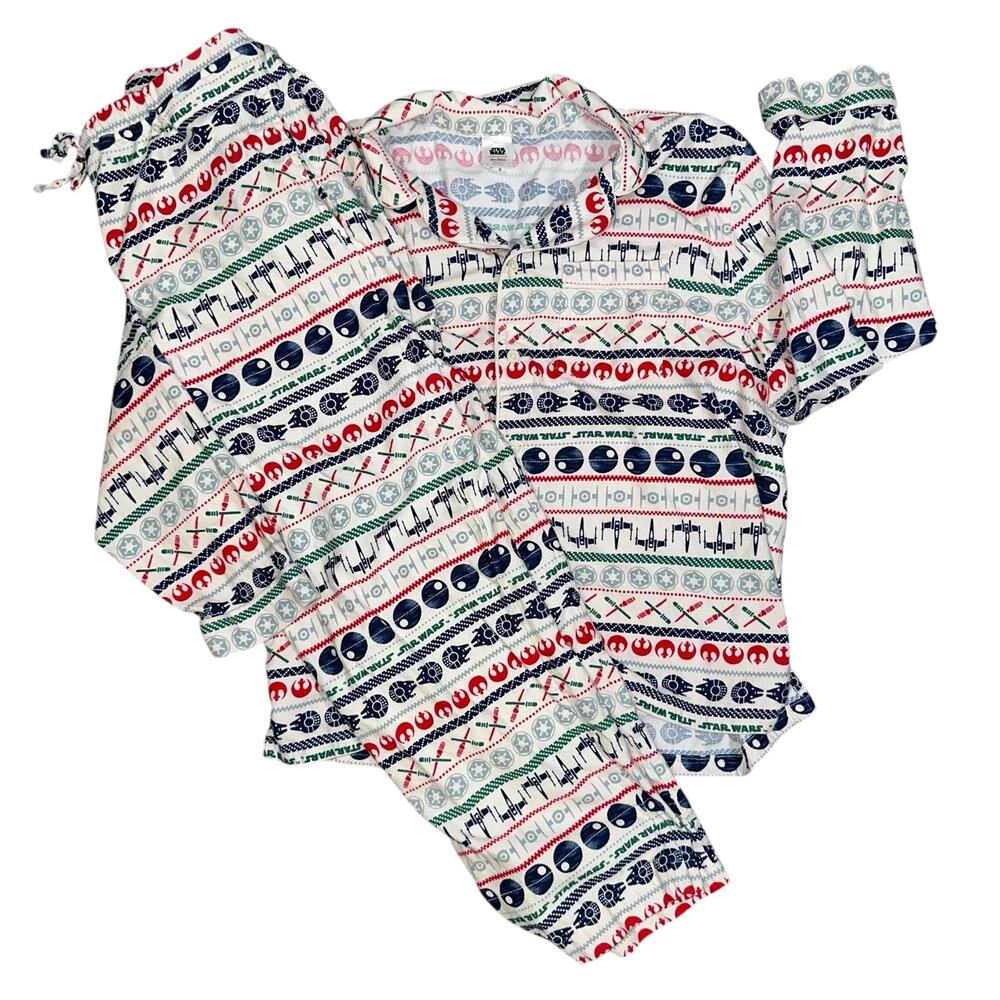 Hanna Andersson Star Wars Christmas Flannel Pajama Set